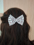 White Floral Iconic Rubber Band