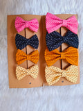 Twinning Dots – Mother & Daughter Bow Set (Matching Pair)