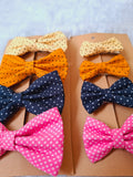 Twinning Dots – Mother & Daughter Bow Set (Matching Pair)