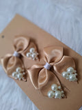 Creamy Gold Bubble Bliss Bow
