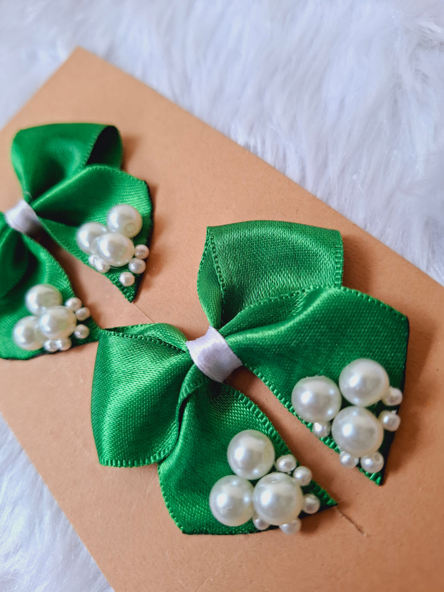 Mint Green Bubble Bliss Bow