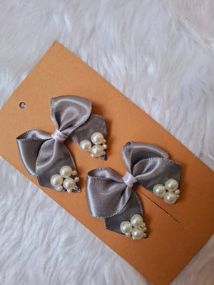 Silver Bubble Bliss Bow