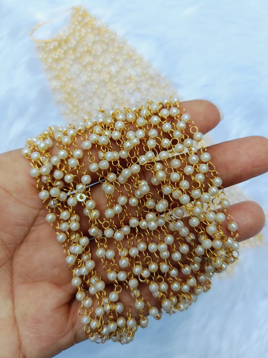 Golden Pearl ganthan Mala Premium- 1 bunch