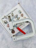 Pearl setting machine with 5 different size dies