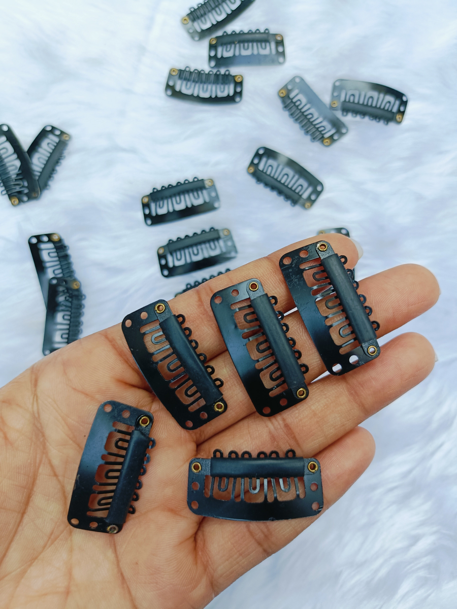 Black Tick Tack Comb 10 clips