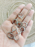 Silver Leverback Earring Hooks – 20 Pieces (10 Pairs)