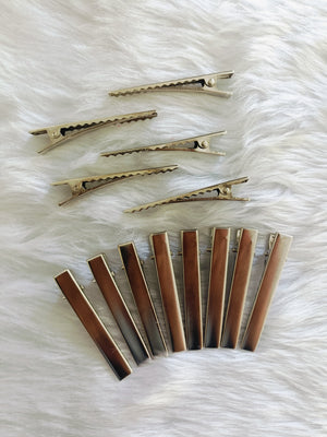 Silver alligator clip 25 piece (5 cm)