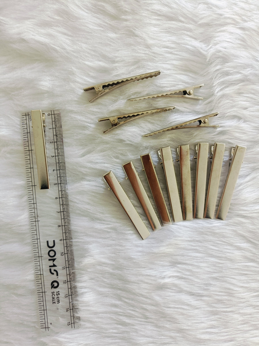 Silver alligator clip 25 piece (5 cm)