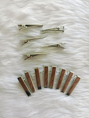 Silver Alligator clip 40 piece- 3cm
