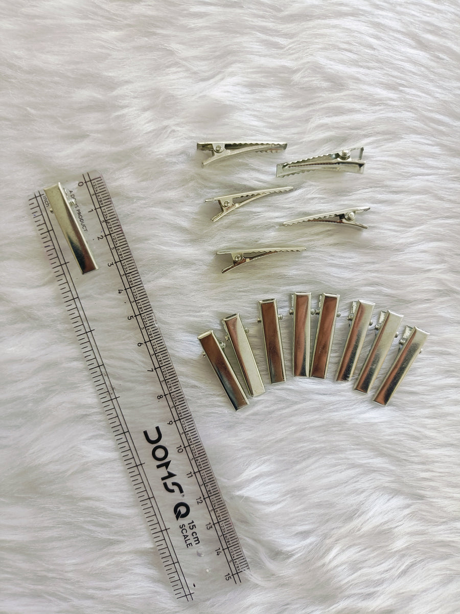 Silver Alligator clip 40 piece- 3cm