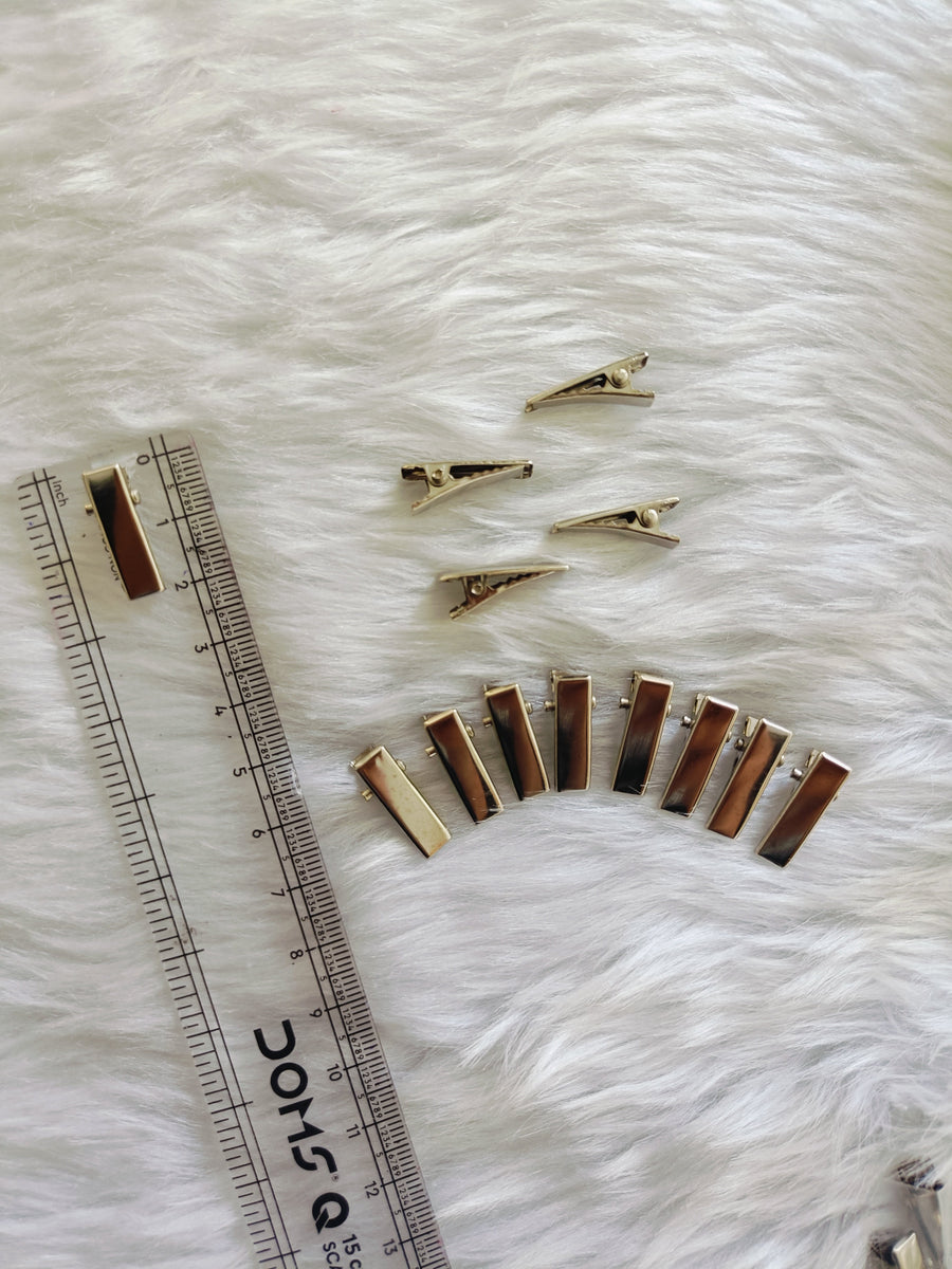 Silver Alligator clip 40 piece- 2 cm