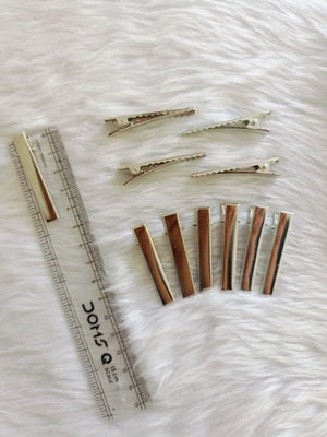 Silver Alligator clip 30 piece-4 cm