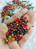 Multi Wooden Moti- 2mm-100 gm