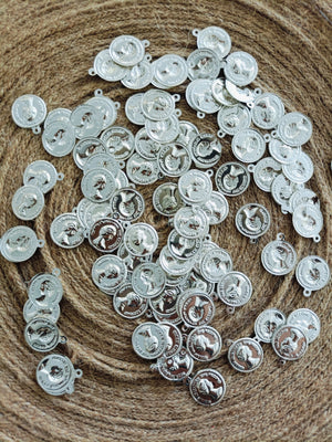 Silver Metal Gini Coins-20 gm