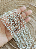 Silver Pearl Ganthan mala premium- 1 bunch