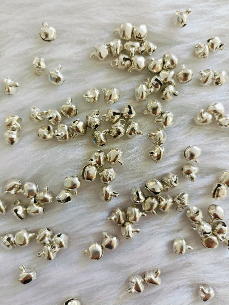Silver Ghooghri 4mm-50 gm (regular size)