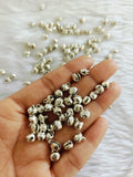 Silver Ghooghri 4mm-50 gm (regular size)
