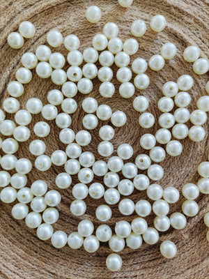 Pearl with-hole 6mm-100 gm