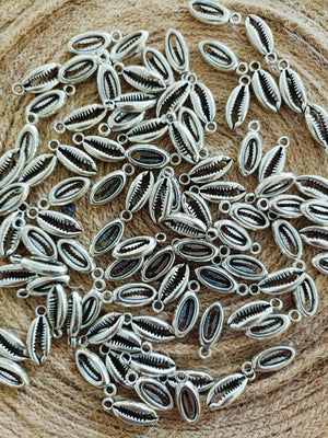 Silver Shell Charms