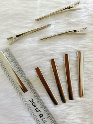 Silver Alligator clip 20 piece (7.5 cm)