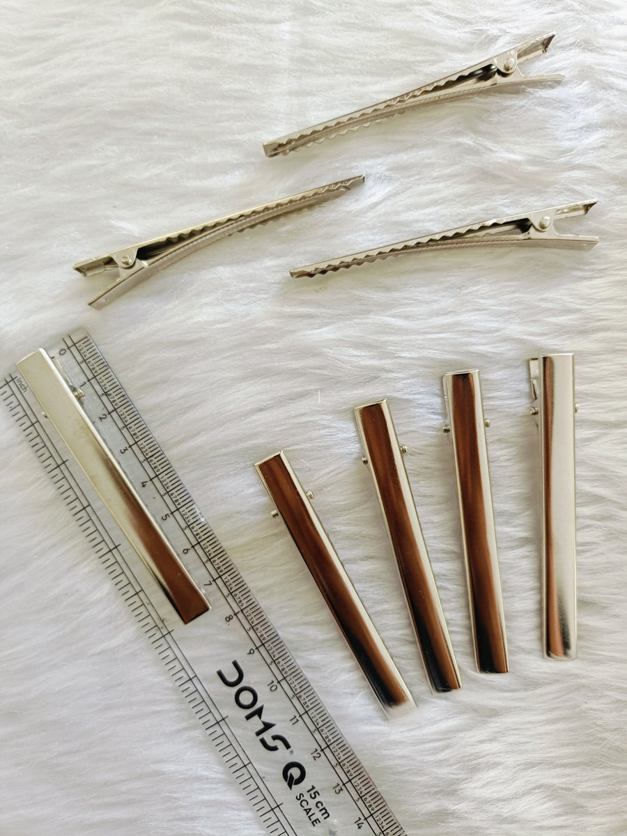 Silver Alligator clip 20 piece (7.5 cm)