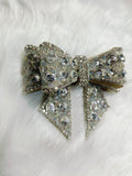 Sliver bling fling Bow