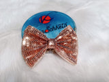 Rose Gold Sequin Bow