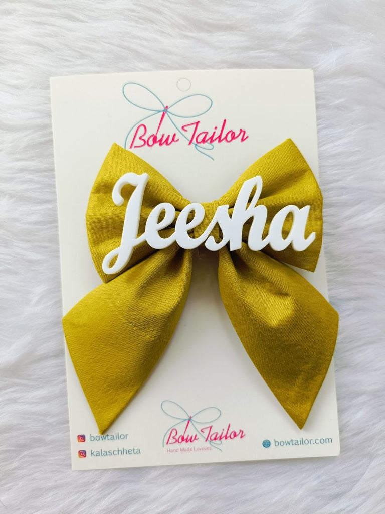 Lime Customize Name Bow