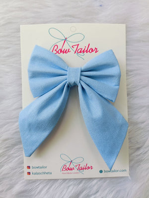 Baby Blue ColourTail Bow