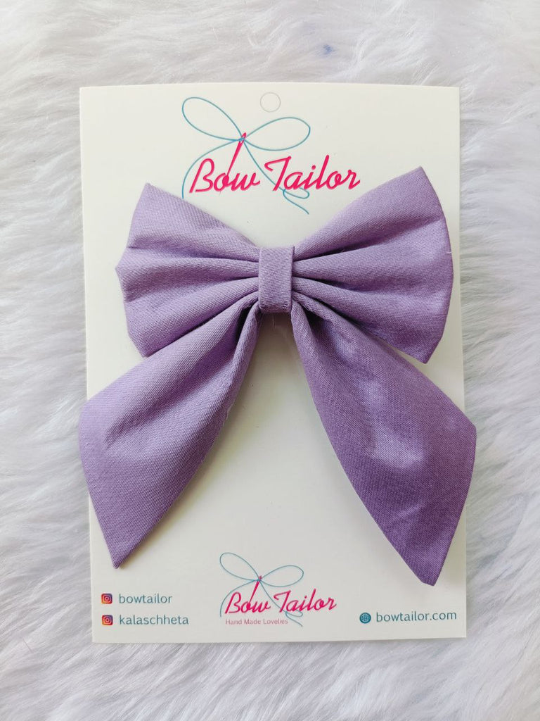 Purple (Lilace) ColourTail Bow