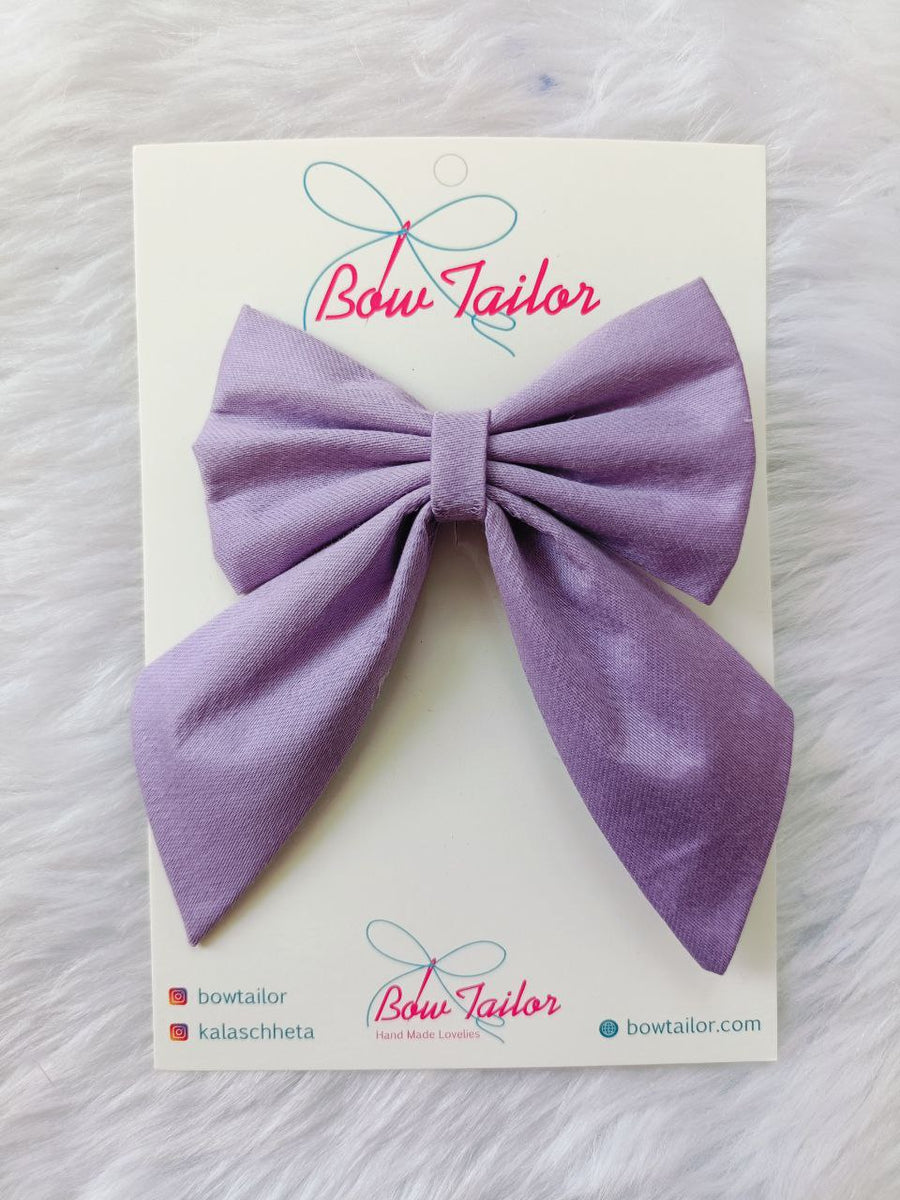 Purple (Lilace) ColourTail Bow