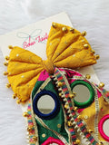 Yellow Mirror Tail Bow