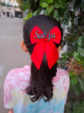 Red Customize name bow