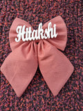 Reddish-pink Customize name bow