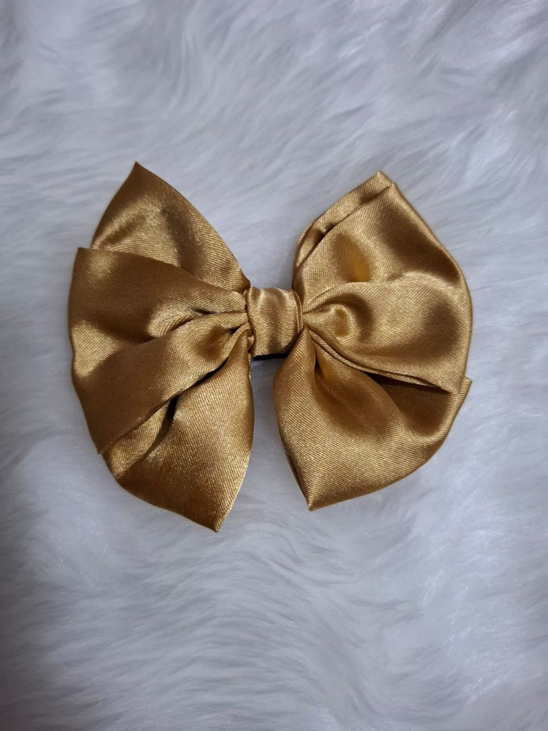 Satin Sheen Gold Looplush Bow