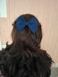Navy Blue Looplush Bow