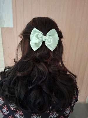 Mint green Looplush Bow