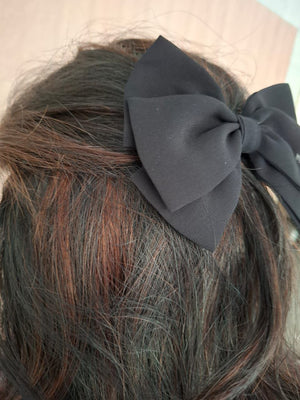 Black Looplush Bow