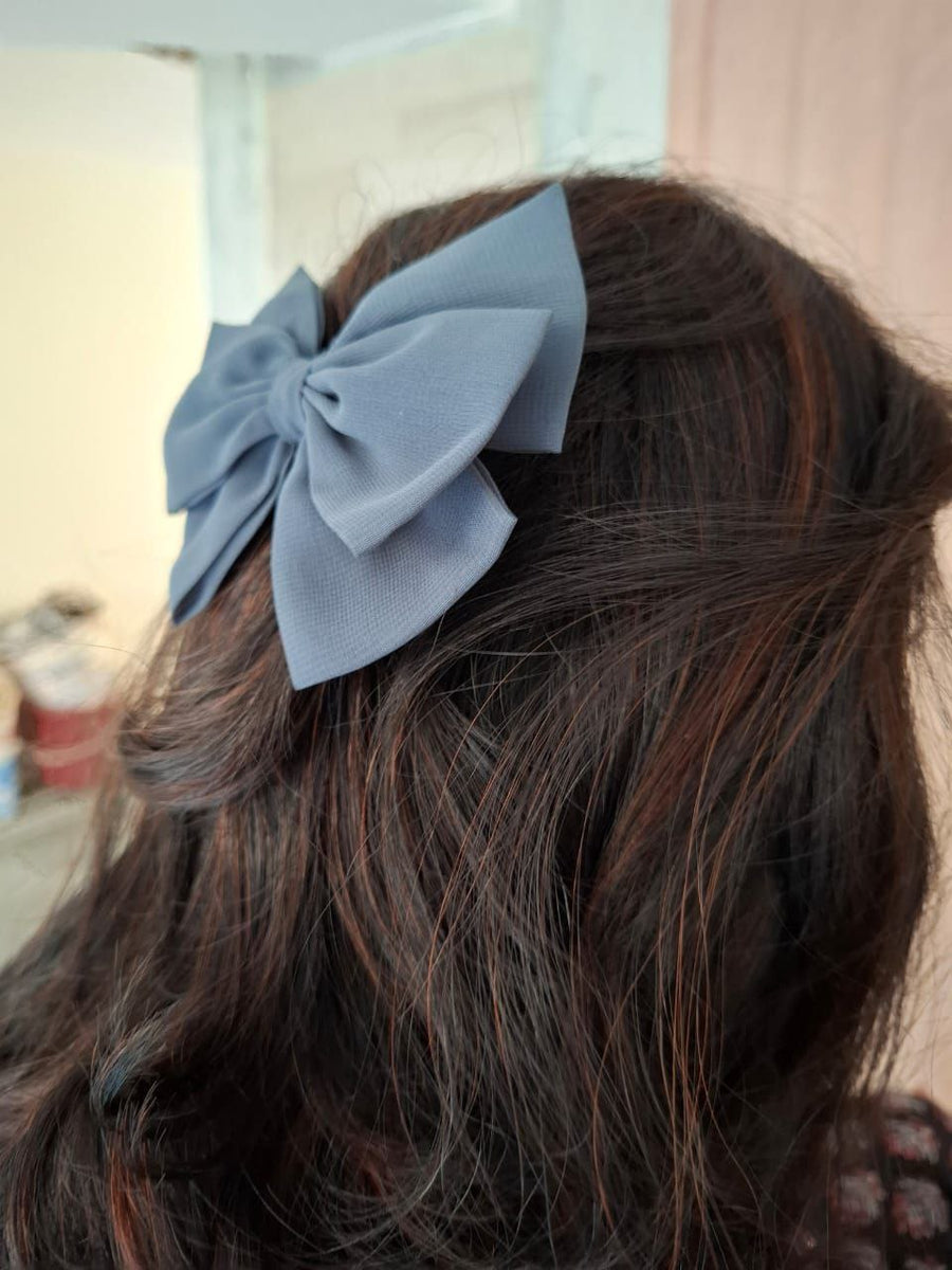 Baby Blue Looplush Bow