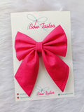 Barbie Pink (solid pink) ColourTail Bow