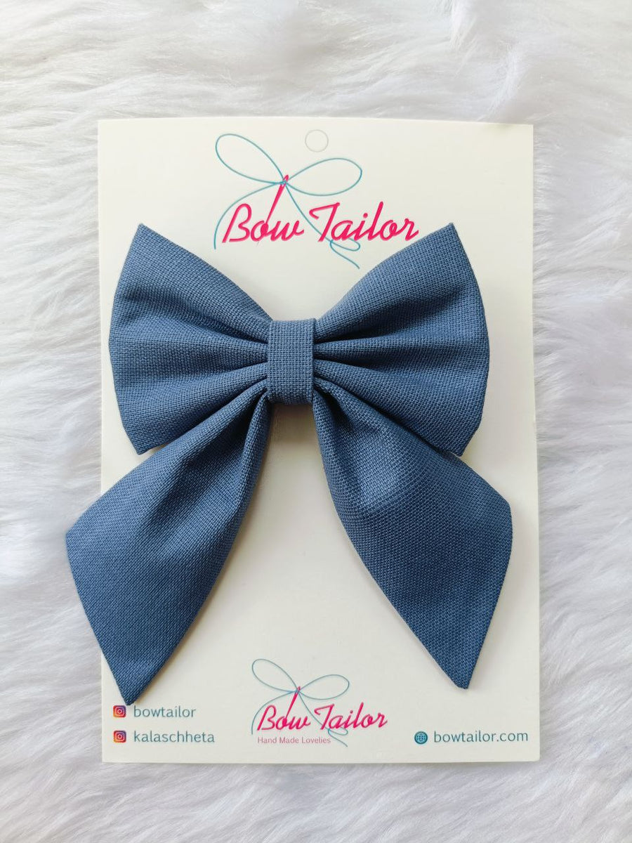Grey ColourTail Bow