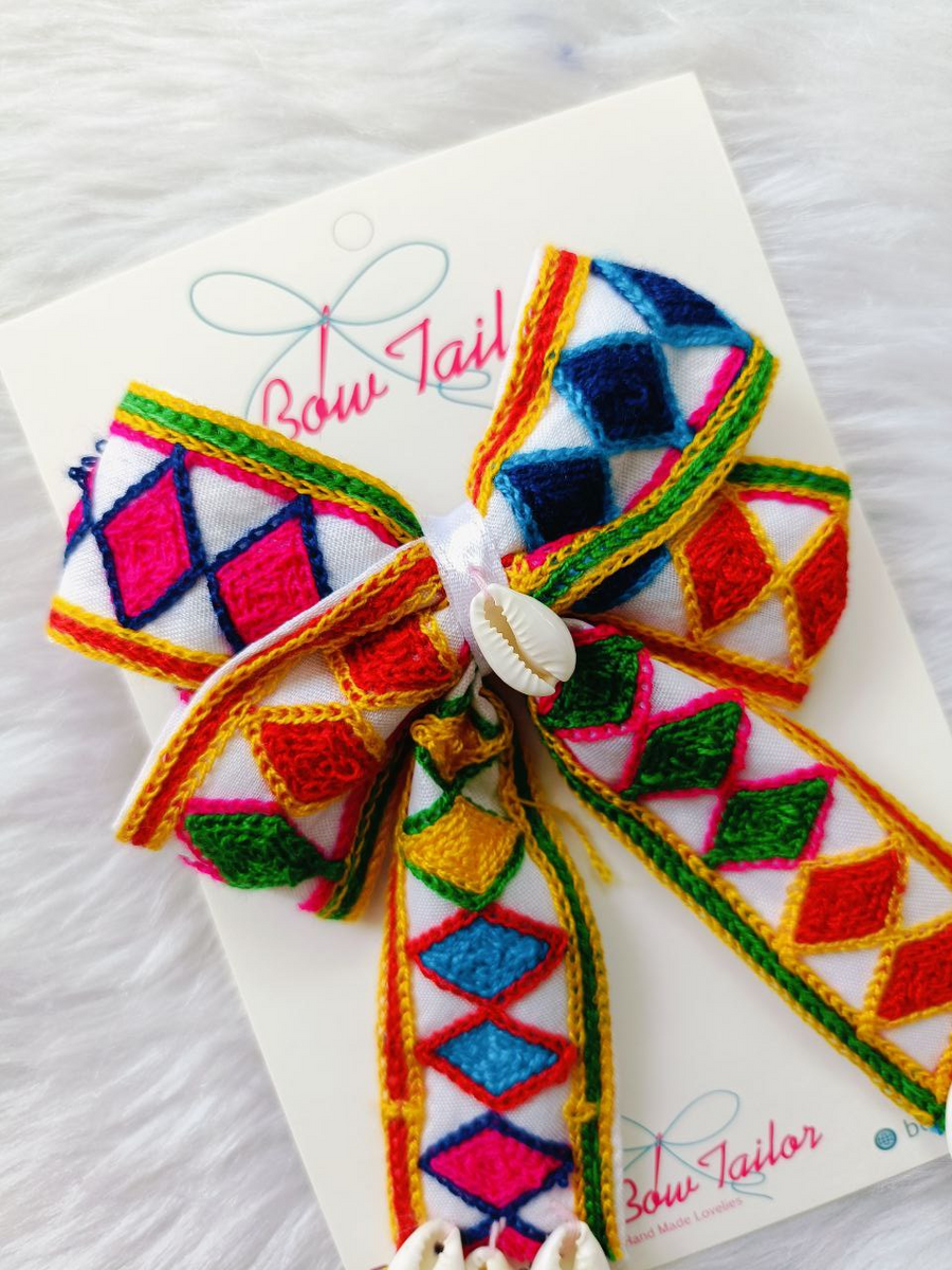 Multi Colour kaju katali X Bow