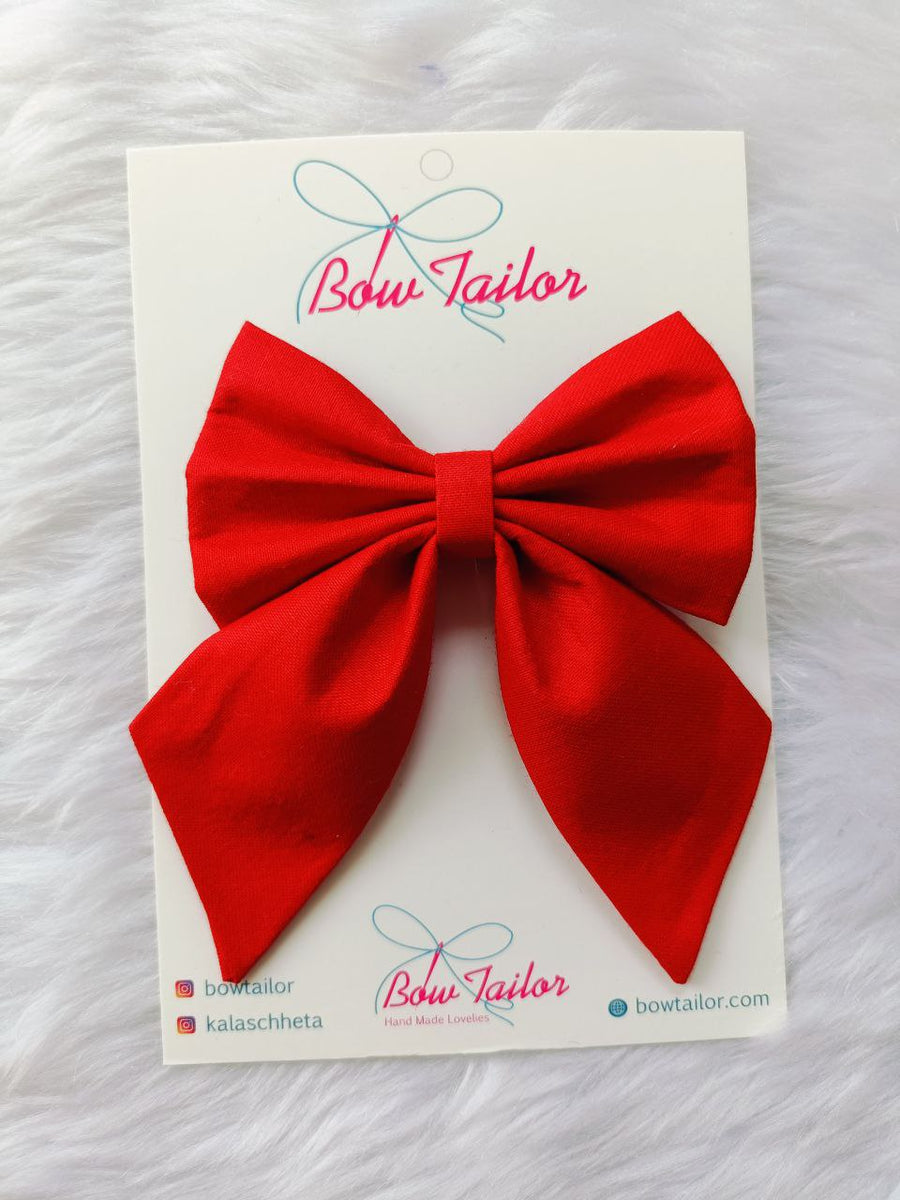 Red ColourTail Bow